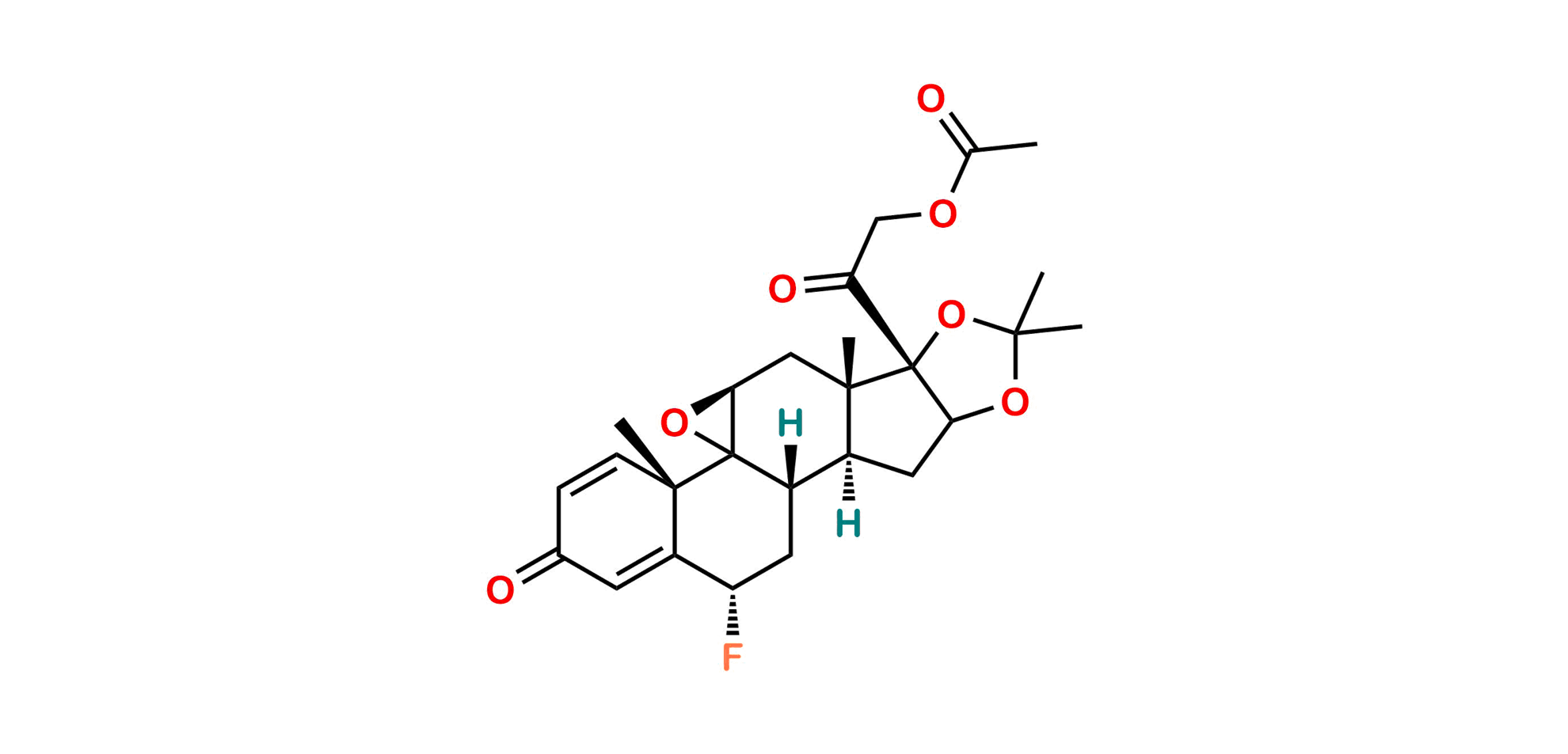 6-Alfa-Fluoro Epoxide Acetonide acetate